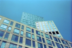 Viennaslide-01153901 Wien-Mitte, City-Tower, Handelsgericht, Arch. Ortner & Ortner; Schnellbahn Landstrasse