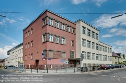 Viennaslide-01200106f Wien, Schule Aspern, Oberdorfstraße