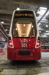 Viennaslide-03540111 Wien, Präsentation der neuen Straßenbahn Bombardier Flexity - Vienna, Bombardier Flexity Tramway Presentation