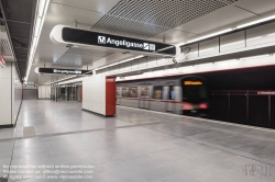 Viennaslide-03610452 Wien, U-Bahn-Linie U1, Station Troststraße