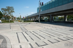 Viennaslide-03620190 Wien, Oberflächengestaltung rund um die U-Bahn-Linie U2 in Aspern, Hardeggasse