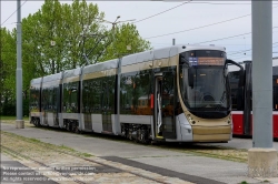 Viennaslide-03700340 Wien, Hauptwerkstätte der Wiener Linien, Alstom Flexity Brüssel // Vienna, Wiener Linien, Main Workshop, Alstom Flexity Brussels