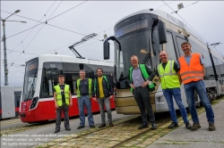 Viennaslide-03700359 Wien, Hauptwerkstätte der Wiener Linien, Alstom Flexity Brüssel // Vienna, Wiener Linien, Main Workshop, Alstom Flexity Brussels