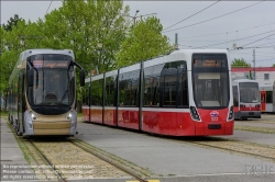 Viennaslide-03700381 Wien, Hauptwerkstätte der Wiener Linien, Alstom Flexity Brüssel // Vienna, Wiener Linien, Main Workshop, Alstom Flexity Brussels