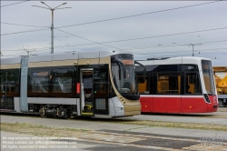 Viennaslide-03700385 Wien, Hauptwerkstätte der Wiener Linien, Alstom Flexity Brüssel // Vienna, Wiener Linien, Main Workshop, Alstom Flexity Brussels