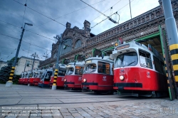 Viennaslide-03715226h Wien, Straßenbahnabstellhalle Gürtel - Vienna, Guertel Tramway Depot