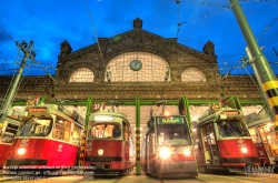 Viennaslide-03715248h Wien, Straßenbahnabstellhalle Gürtel - Vienna, Guertel Tramway Depot