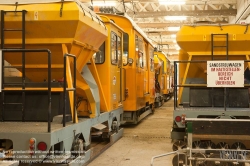 Viennaslide-03720223 Wien, Arbeitsfahrzeuge in der Straßenbahnremise Rudolfsheim - Vienna, Tramway Depot Rudolfsheim