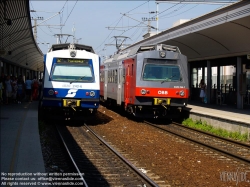 Viennaslide-03811011 ÖBB Bahnhof Floridsdorf, S-Bahn