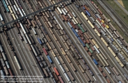 Viennaslide-04100093 Zentralverschiebebahnhof Kledering; ZVBF Verschubbahnhof Güterbahnhof Luftbild