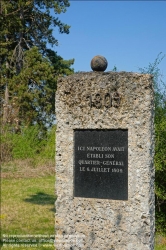 Viennaslide-04220199 Raasdorf, Hauptquartier von Napoleon 1809, Gedenkstein