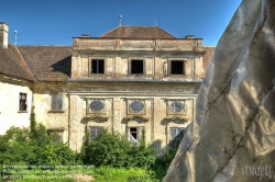 Viennaslide-04281309h Niederösterreich, verfallenes Schloss Ladendorf