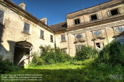 Viennaslide-04281312h Niederösterreich, verfallenes Schloss Ladendorf