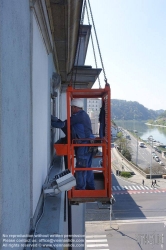 Viennaslide-04411886 Linz, Kunstuniversität, Umbau und Revitalisierung des östlichen Brückenkopfgebäudes für die Kunstakademie