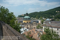 Viennaslide-04510807 Salzburg, Stadtpanorama, Kajetanerkirche - Salzburg, Panoramic View, Kajetanerkirche