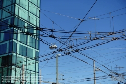 Viennaslide-04519102 Salzburg, O-Bus-Kreuzung - Salzburg, Trolleybus Overhead Power Supply