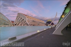 Viennaslide-05451821 Spanien, Valencia, Santiago Calatrava, Ciutat de les Arts i les Ciències, Stadt der Künste und Wissenschaften, Wissenschaftsmuseum, Museu de les Ciències Príncep Felip // Spain, Valencia, Santiago Calatrava, City of Arts an Sciences, Ciutat de les Arts i les Ciències, Science Museum, Museu de les Ciències Príncep Felip