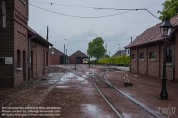 Viennaslide-05819911 Am 8. September 1887 wurde die mehrgleisige Nachbarschaftsbahnstrecke Schepdaal - Brüssel Ninoofsepoort in Betrieb genommen. Das Depot der Linie befindet sich in Schepdaal . Dieses Depot wurde ab dem 5. Mai 1962 als Nationalmuseum für die Nachbarschaftsbahnen genutzt. Bis 1968 diente das Depot noch als Straßenbahndepot für die Strecke Brüssel - Ninove (Linie Ni). Diese Straßenbahnlinie wurde am 21. Februar 1970 eingestellt.
1993 wurde das gesamte Gelände (Bahnhofsgebäude und Schuppen) geschützt. Das Museum wurde von Freiwilligen verwaltet und 1999 wegen Renovierungsarbeiten geschlossen. Zehn Jahre später, am 1. Juli 2009, wurde das Museum von der gemeinnützigen Organisation 