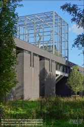 Viennaslide-05831110 Belgien, Genk, Labiomista, 'The Battery' (Atelierhaus), Mario Botta, Adlergehege // Belgium, Genk, Labiomista, 'The Battery' (Atelier Building), Mario Botta, Eagle 's Cage