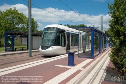 Viennaslide-05211873 Rouen, Tramway, Station Technopole - Rouen, Tramway, Technopole Station