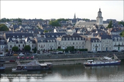 Viennaslide-05222010 Angers, Stadtpanorama am Fluss Maine // Angers, Panorama over River Maine