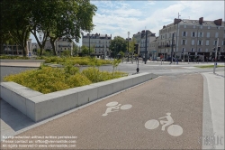 Viennaslide-05222063 Frankreich, Angers, Radweg, Public Space, Gestaltung von Richez_Associes // France, Angers, Bicycle Path, Urban Design by Richez_Associes