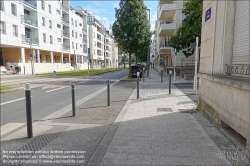 Viennaslide-05222066 Frankreich, Angers, Rue Thiers, durchgezogener Gehsteig, Gestaltung von Richez_Associes // France, Angers, Rue Thiers, Pavement, Design by Richez_Associes