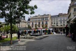 Viennaslide-05222722 Angers, moderne Straßenbahn, Rue de Létanduère - Angers, modern Tramway, Rue de Létanduère