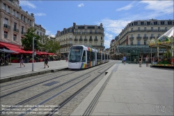 Viennaslide-05222724 Angers, moderne Straßenbahn, Rue de Létanduère - Angers, modern Tramway, Rue de Létanduère