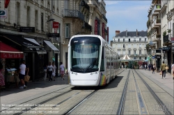 Viennaslide-05222725 Angers, moderne Straßenbahn, Rue de Létanduère - Angers, modern Tramway, Rue de Létanduère