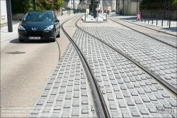 Viennaslide-05222934 Angers, Rue de Létanduère, moderne Straßenbahn - Angers, Rue de Létanduère, modern Tramway