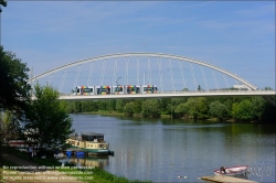 Viennaslide-05222958 Frankreich, Angers, Straßenbahn Linie A, Pont Confluences // France, Angers, Tramway Line A, Pont Confluences