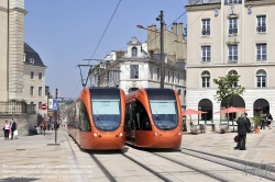 Viennaslide-05223905 France, Le Mans, modern Tramway, Place de la Republique