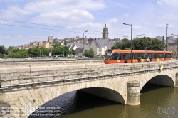 Viennaslide-05223926 France, Le Mans, modern Tramway, Sarthe