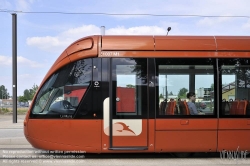 Viennaslide-05223937 France, Le Mans, modern Tramway, L'Espal