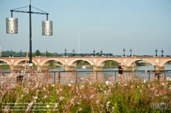 Viennaslide-05231789 Bordeaux, Pont de Pierre, la Garonne - Bordeaux, Garonne River