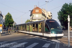 Viennaslide-05241906 Strasbourg, moderne Straßenbahn - Strasbourg, modern Tramway