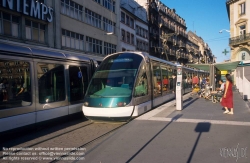 Viennaslide-05241953 Strasbourg, moderne Straßenbahn - Strasbourg, modern Tramway