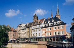 Viennaslide-05241963 Strasbourg, moderne Straßenbahn - Strasbourg, modern Tramway