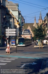 Viennaslide-05241965 Strasbourg, moderne Straßenbahn - Strasbourg, modern Tramway