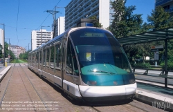 Viennaslide-05241975 Strasbourg, moderne Straßenbahn - Strasbourg, modern Tramway