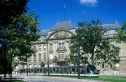 Viennaslide-05241976 Strasbourg, moderne Straßenbahn - Strasbourg, modern Tramway