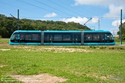 Viennaslide-05256953 Besancon, Tramway, Station Chalezeule