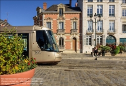 Viennaslide-05263675 Orleans, Tramway Line B, Place de l'Etape