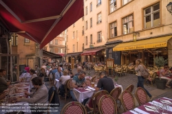 Viennaslide-05271106 Lyon, Place Neuve St Jean, Restaurants