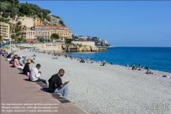 Viennaslide-05284338 Nizza, Strand // Nice, Beach