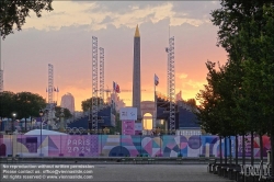 Viennaslide-05300818 Paris, Place de la Concorde, Vorbereitungen zu den Olympischen Spielen 2024, Jeux Olympiques 2024, JO24 // Paris, Place de la Concorde, Preparations for the Olympic Games 2024, JO24