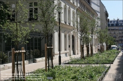 Viennaslide-05315060 Paris, Umbau einer Schulstraße zur Fußgängerzone (rue du Sommerard) // Paris, conversion of a school road into a padestrian area (rue du Sommerard)