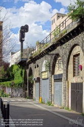 Viennaslide-05387051 Der Chemin de Fer de Petite Ceinture (Kleine Ringbahn) war eine 32 Kilometer lange, Paris umrundende Eisenbahnstrecke, die ab 1852 die in der Stadt gelegenen Endbahnhöfe miteinander verband. Sie verlief innerhalb der Stadtgrenze weitgehend entlang der Thiersschen Stadtbefestigung, einer Mitte des 19. Jahrhunderts errichteten Verteidigungsanlage, da sie auch militärischen Zwecken dienen sollte. Seit 1934 großenteils stillgelegt, sind ihre reichlich verbliebenen Gleise und Bahnhöfe seit Jahrzehnten Gegenstand von Debatten über Bebauung oder Bewahrung.