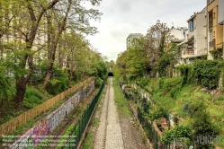 Viennaslide-05387527 Paris, Gemeinschaftsgarten im ehemaligen Bahnhof Ornano - Paris, Urban Gardening near former Train Station Ornano